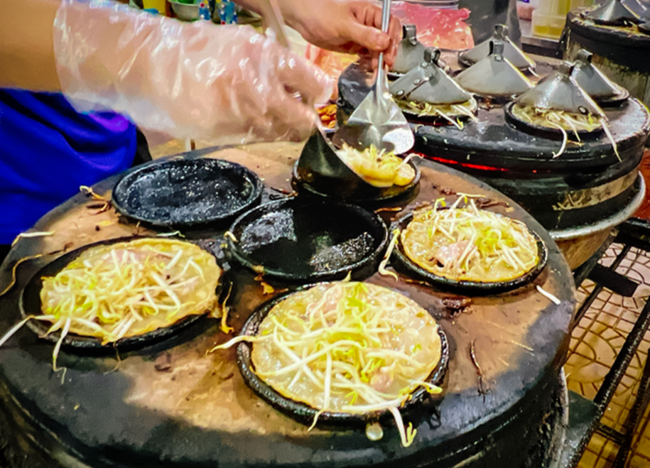 Nguồn gốc tên gọi bánh căn, bánh xèo Phan Rang